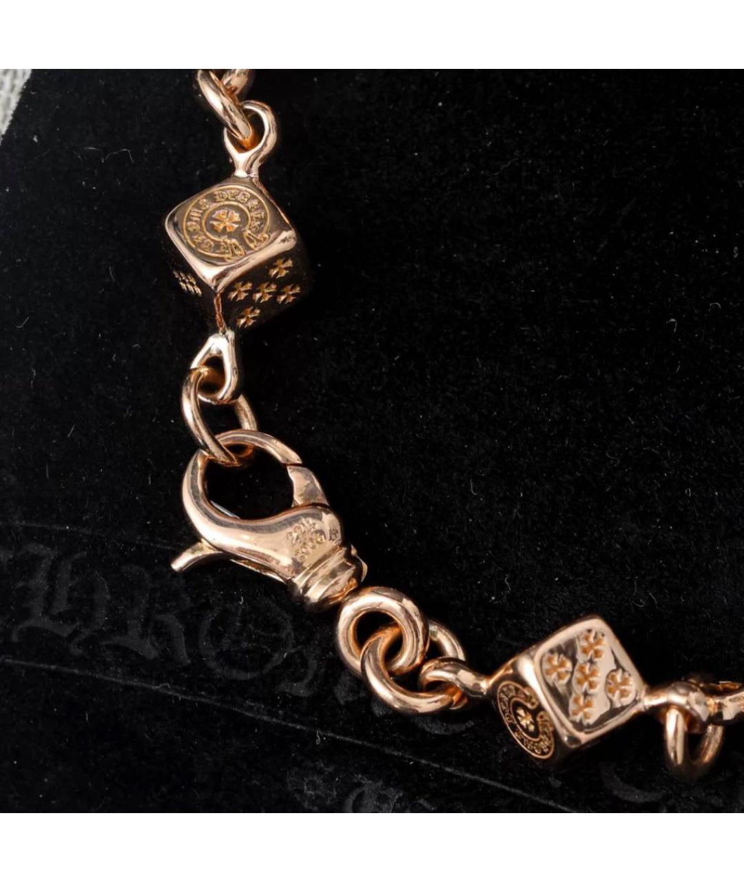 CHROME HEARTS Золотой браслет, фото 2