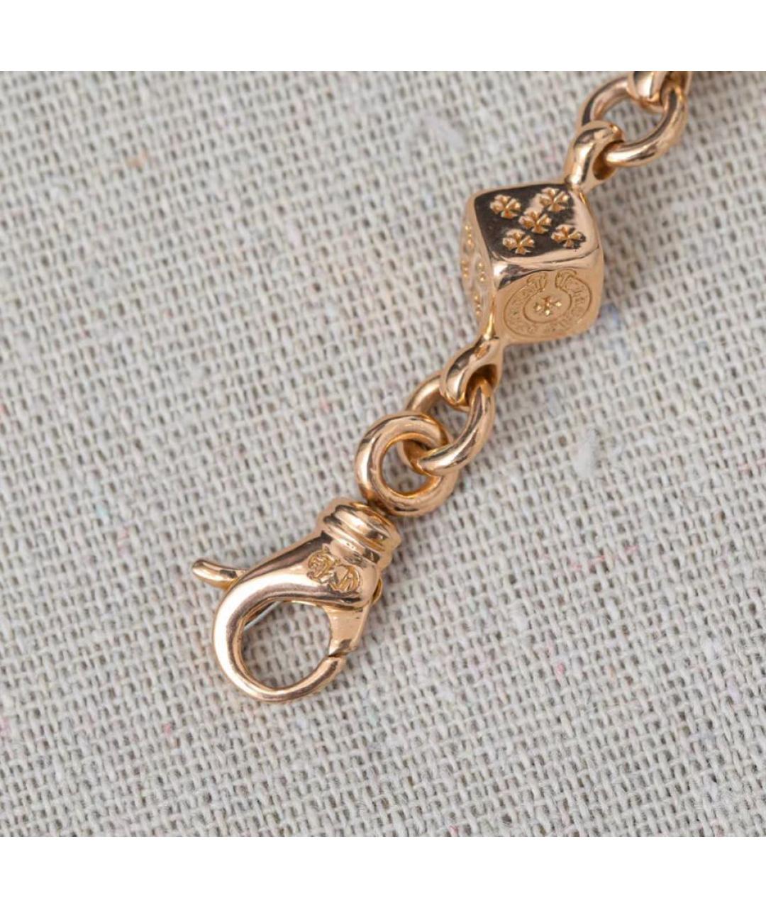 CHROME HEARTS Золотой браслет, фото 7