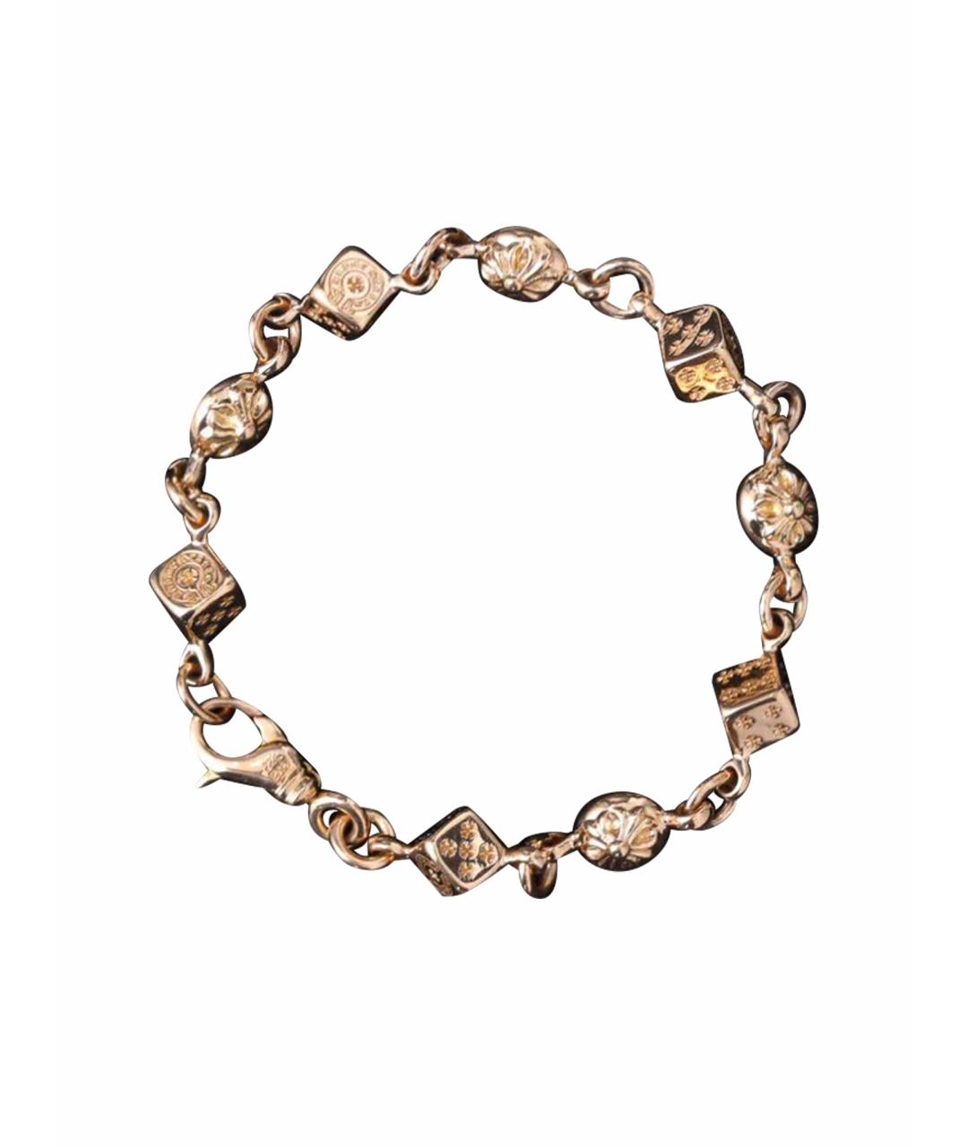 CHROME HEARTS Золотой браслет, фото 1