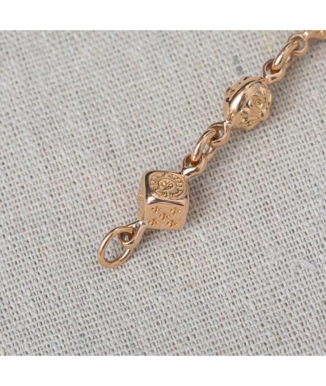 CHROME HEARTS Золотой браслет, фото 5