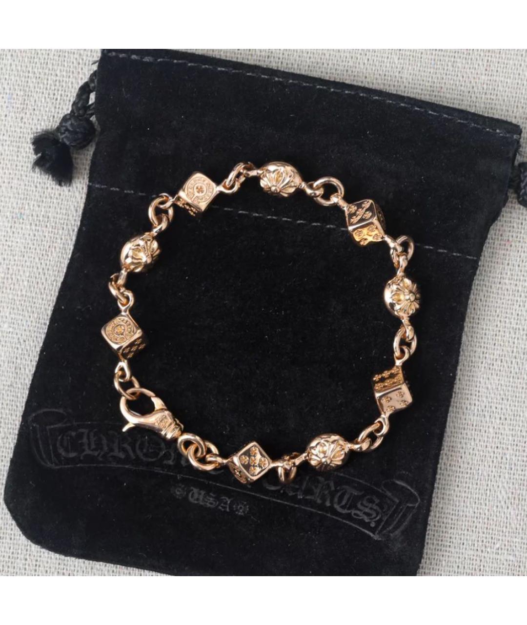 CHROME HEARTS Золотой браслет, фото 8