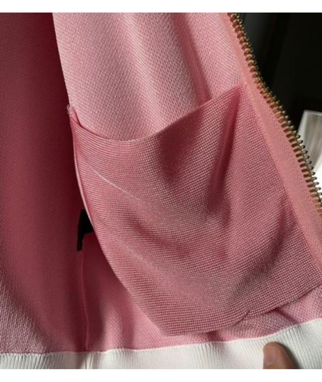 BALMAIN Розовый вискозный кардиган, фото 8