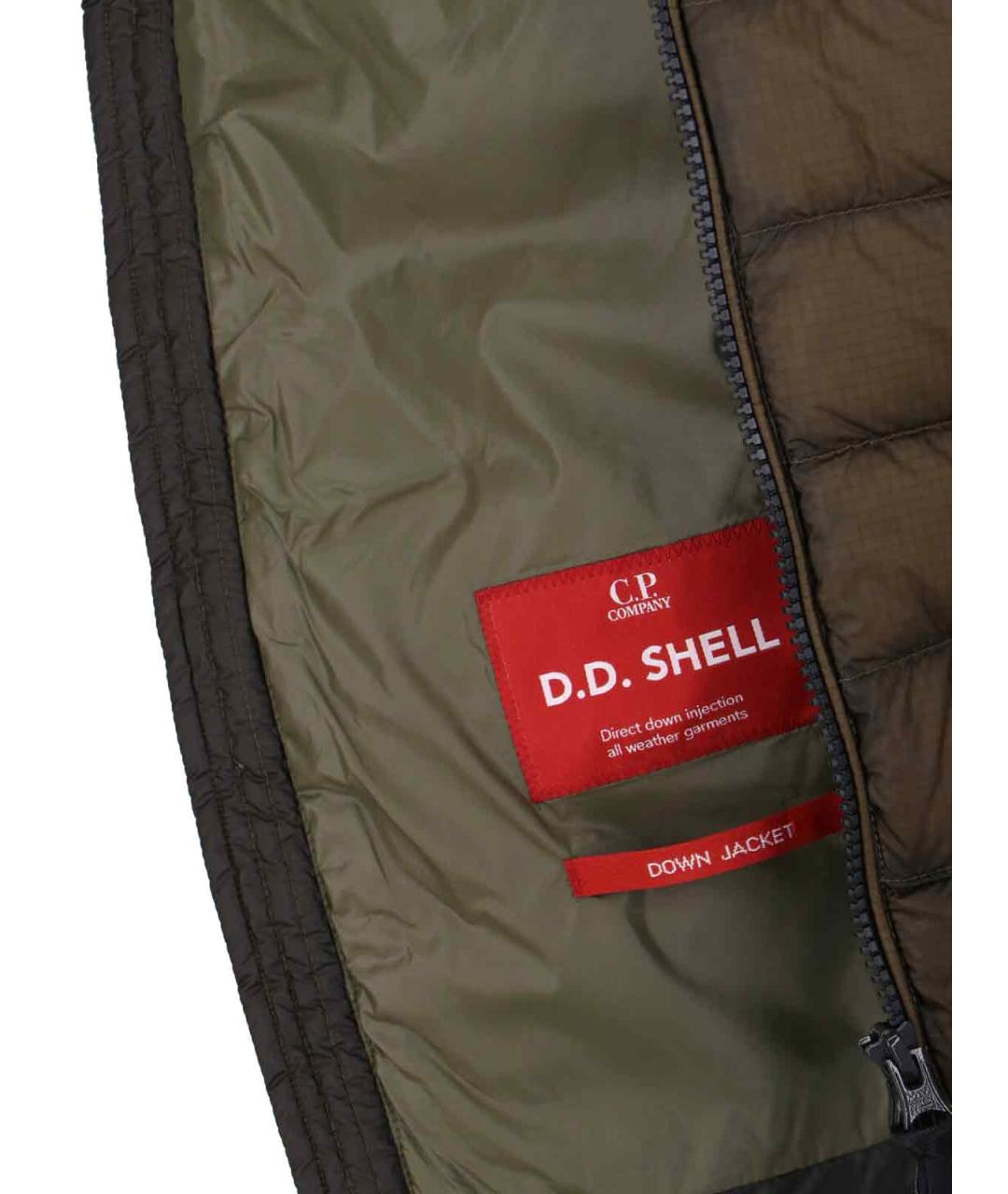 CP COMPANY Зеленый полиамидовый жилет, фото 5