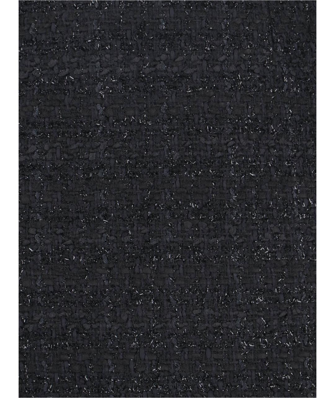 TAGLIATORE Антрацитовая хлопковая юбка мини, фото 3