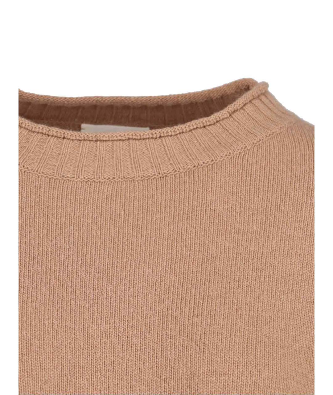MA'RY'YA Бежевый шерстяной джемпер / свитер, фото 5