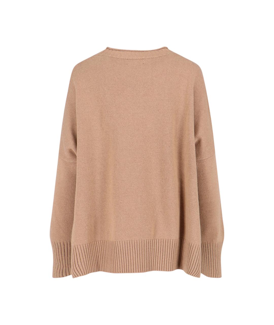 MA'RY'YA Бежевый шерстяной джемпер / свитер, фото 2