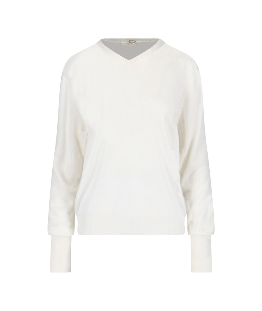 MA'RY'YA Белый шерстяной джемпер / свитер, фото 1