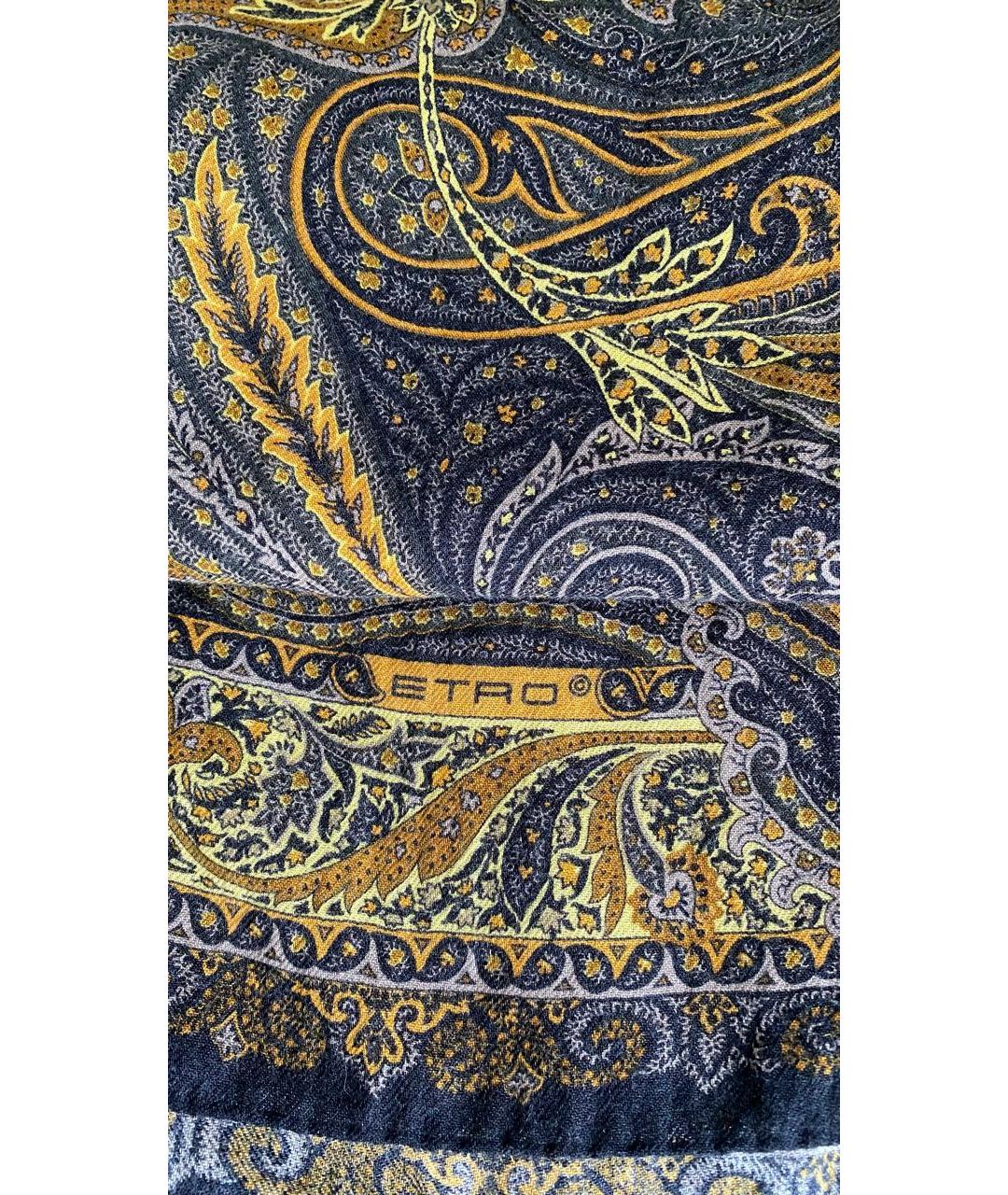 ETRO Мульти шерстяной платок, фото 3