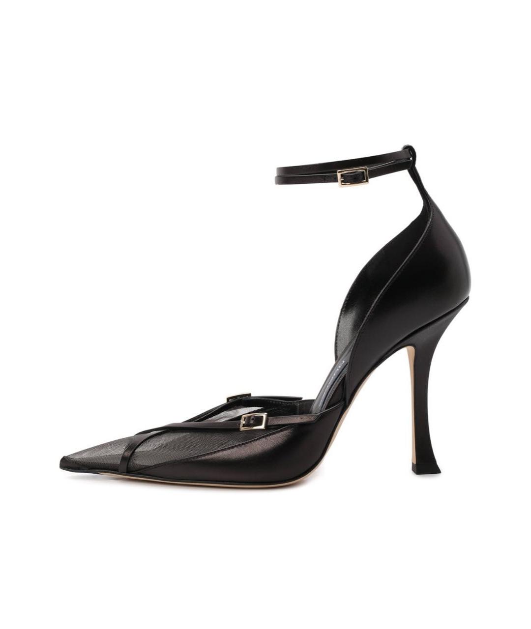 JIMMY CHOO Черные кожаные туфли, фото 9