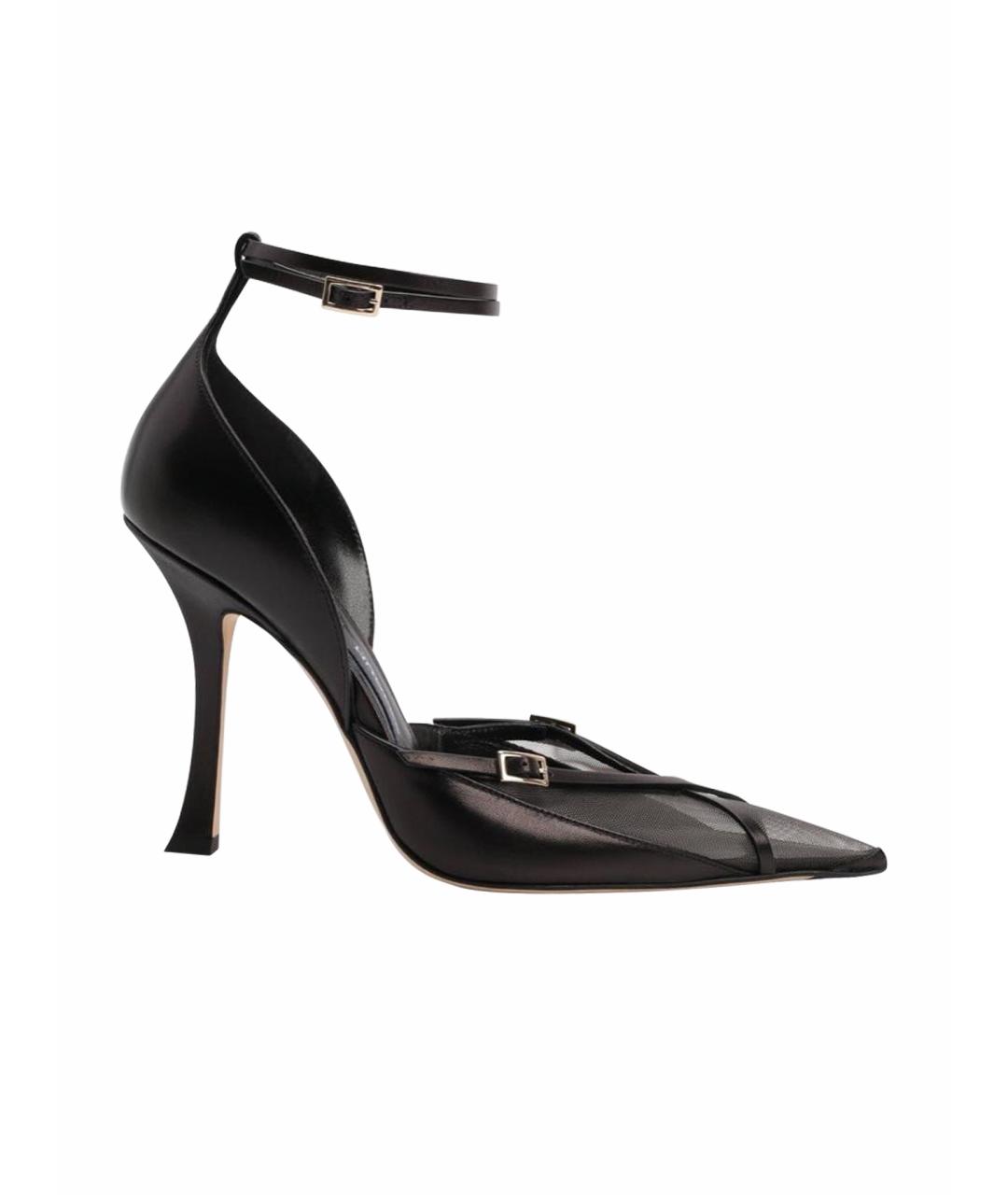 JIMMY CHOO Черные кожаные туфли, фото 1