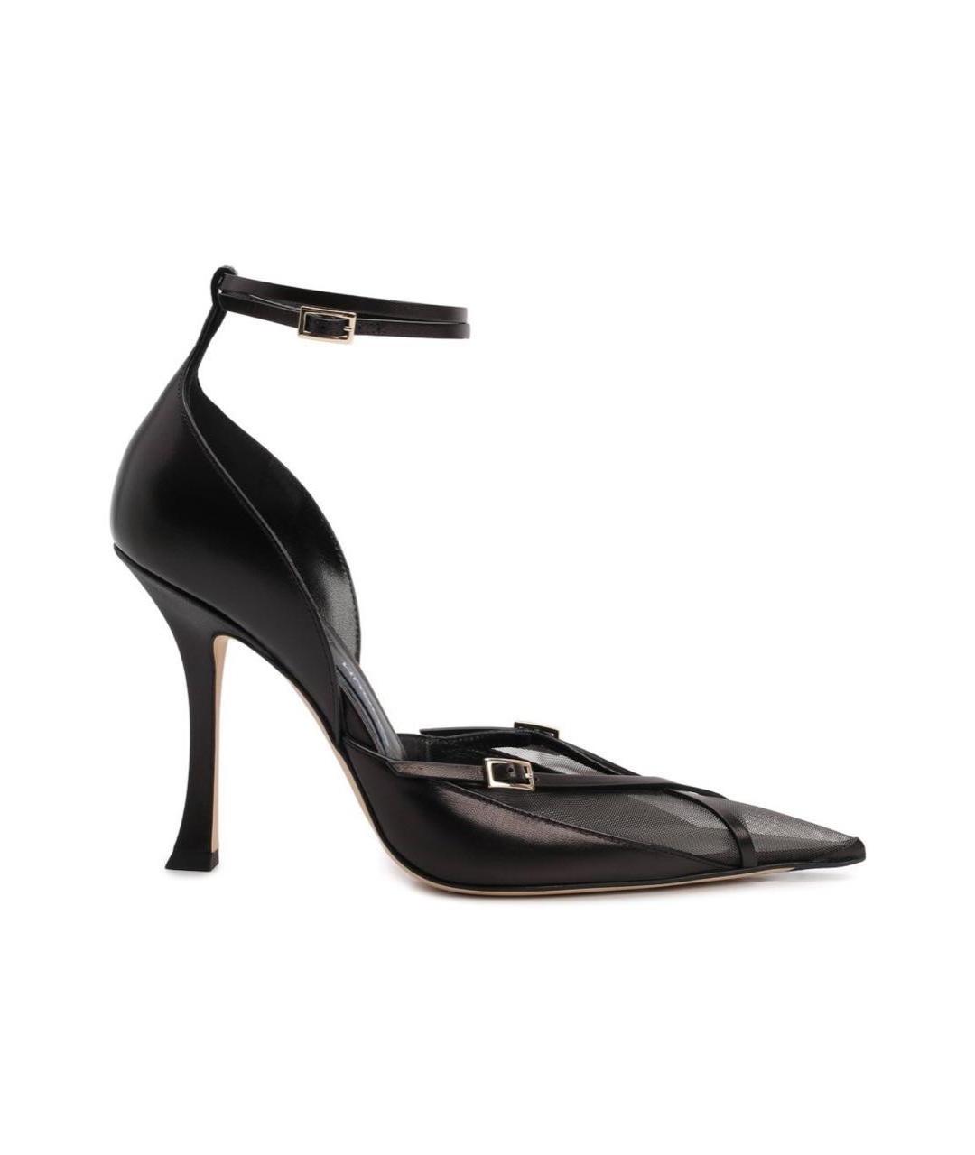 JIMMY CHOO Черные кожаные туфли, фото 10