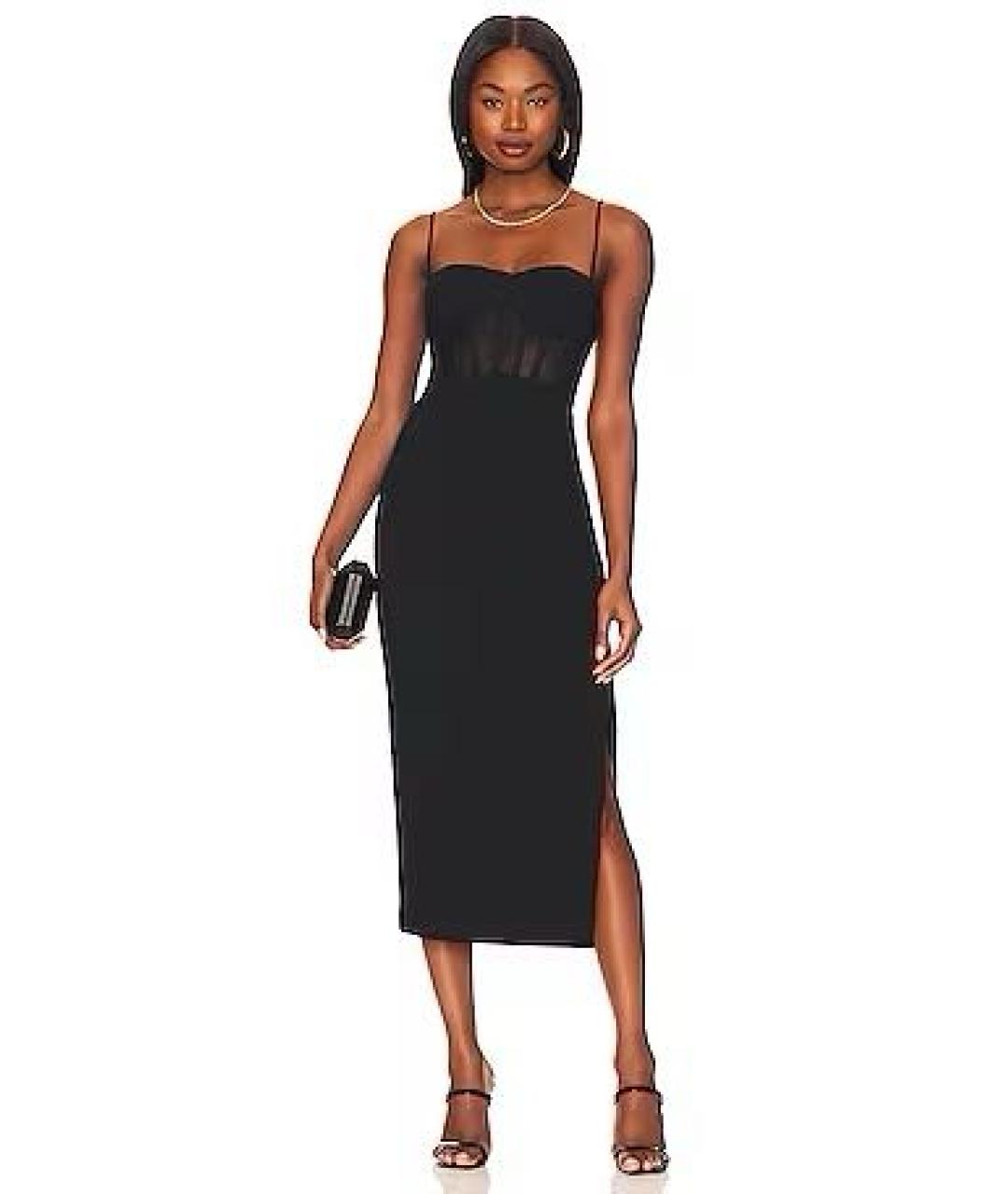 MISHA COLLECTION Черное вечернее платье, фото 2