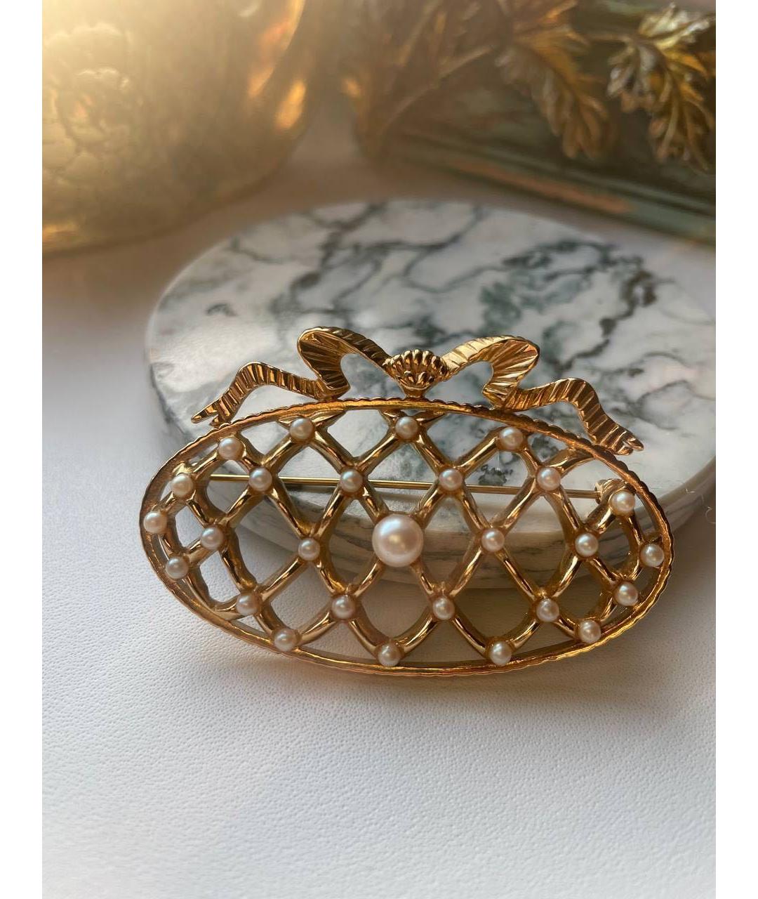 MONET Золотая позолоченная булавка / брошь, фото 4