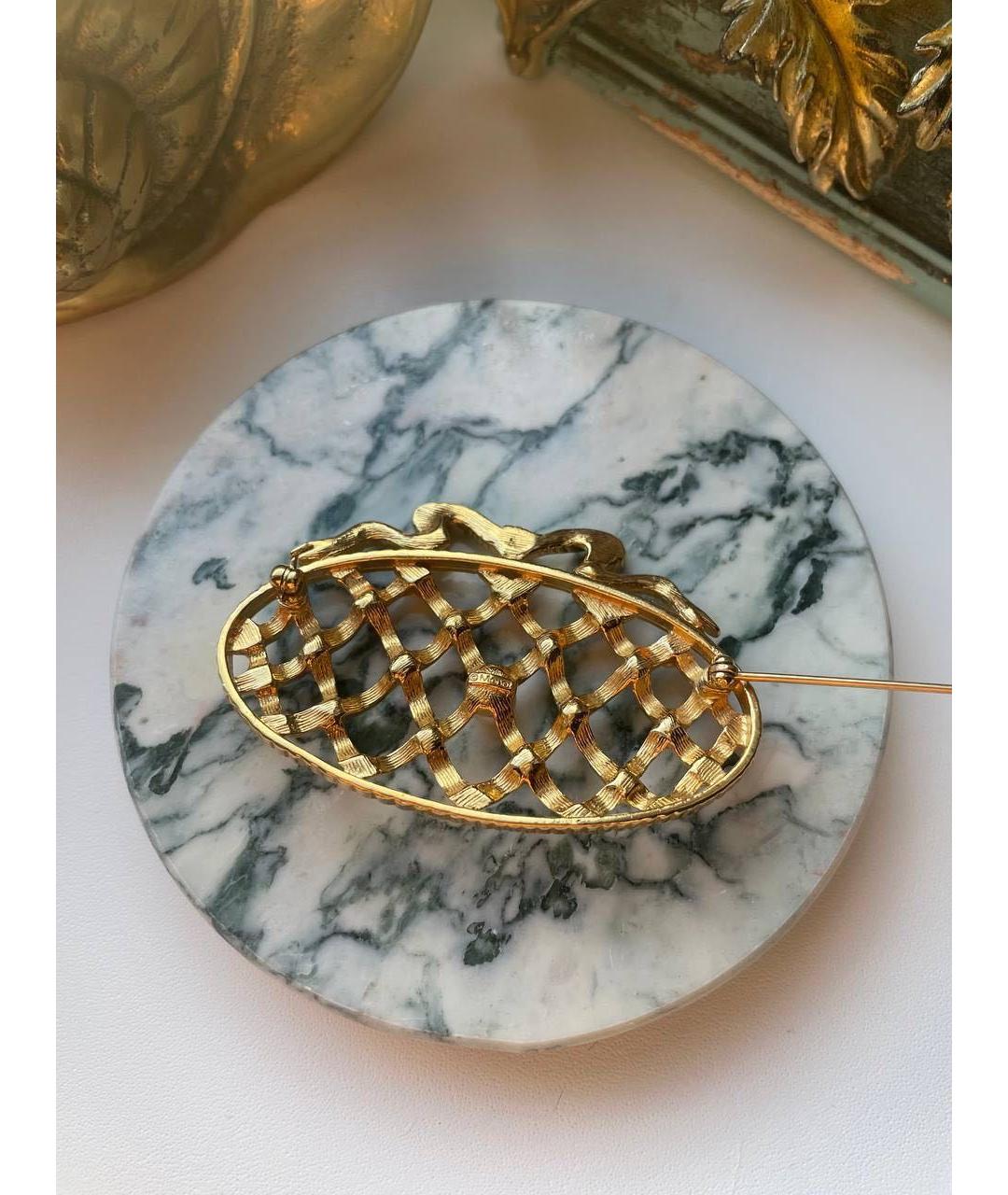 MONET Золотая позолоченная булавка / брошь, фото 5