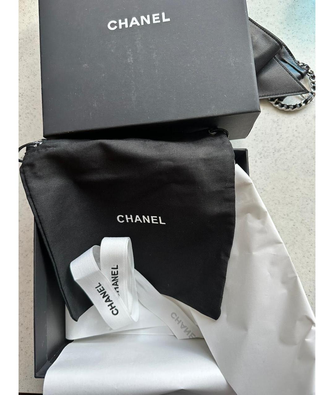 CHANEL Черный кожаный ремень, фото 5