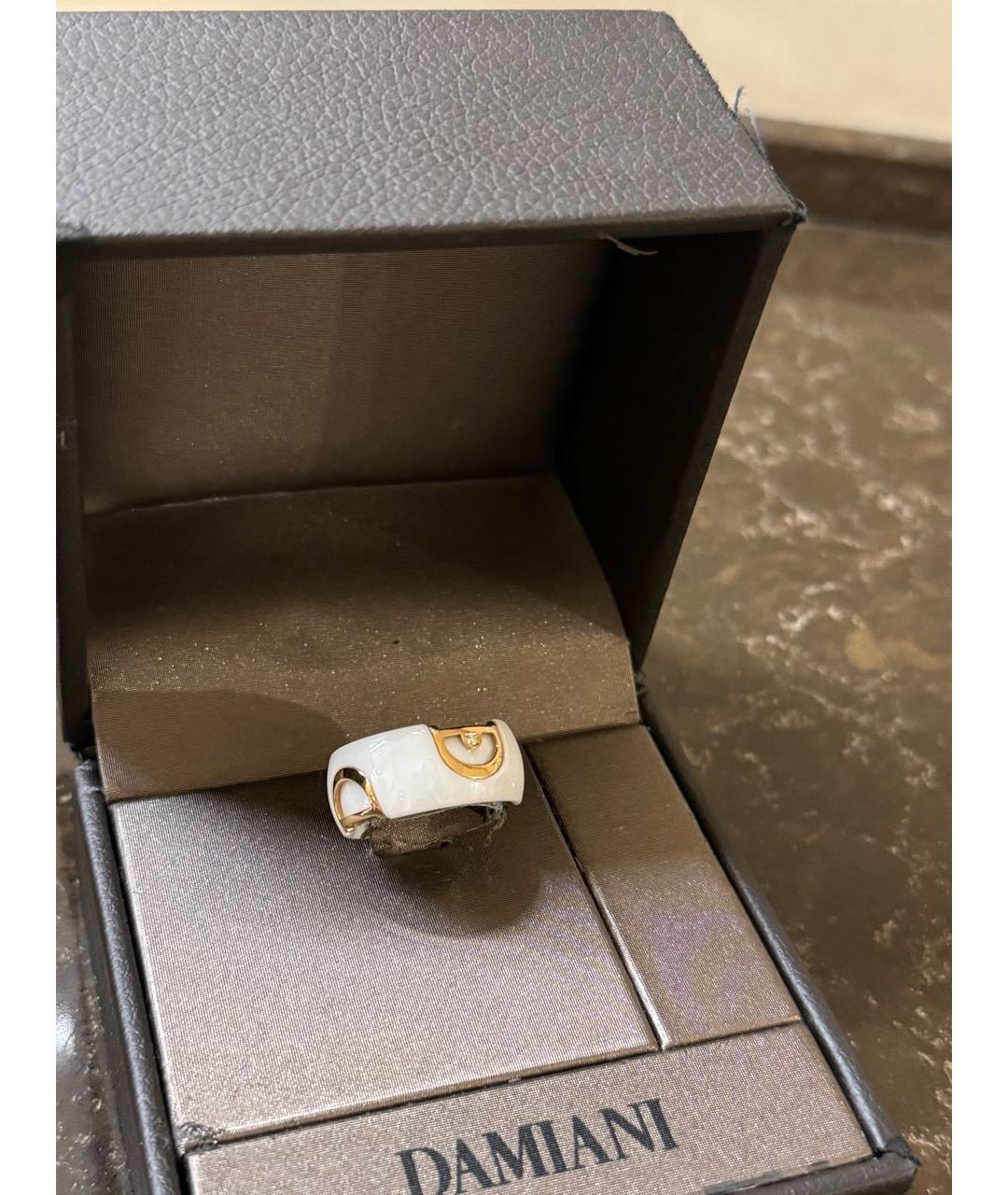 DAMIANI Белое керамическое кольцо, фото 2