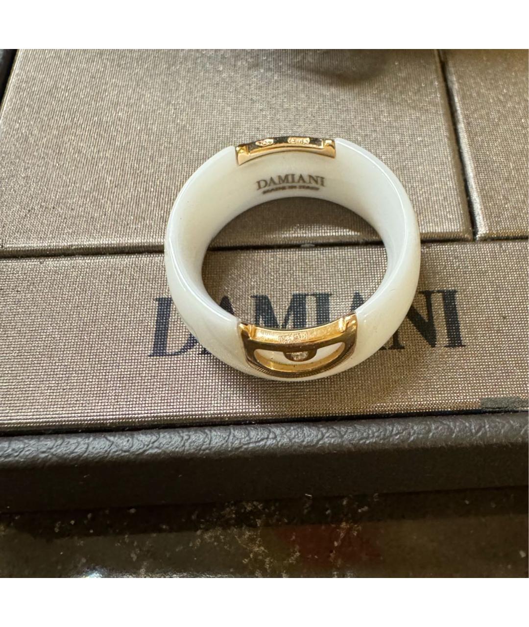 DAMIANI Белое керамическое кольцо, фото 4