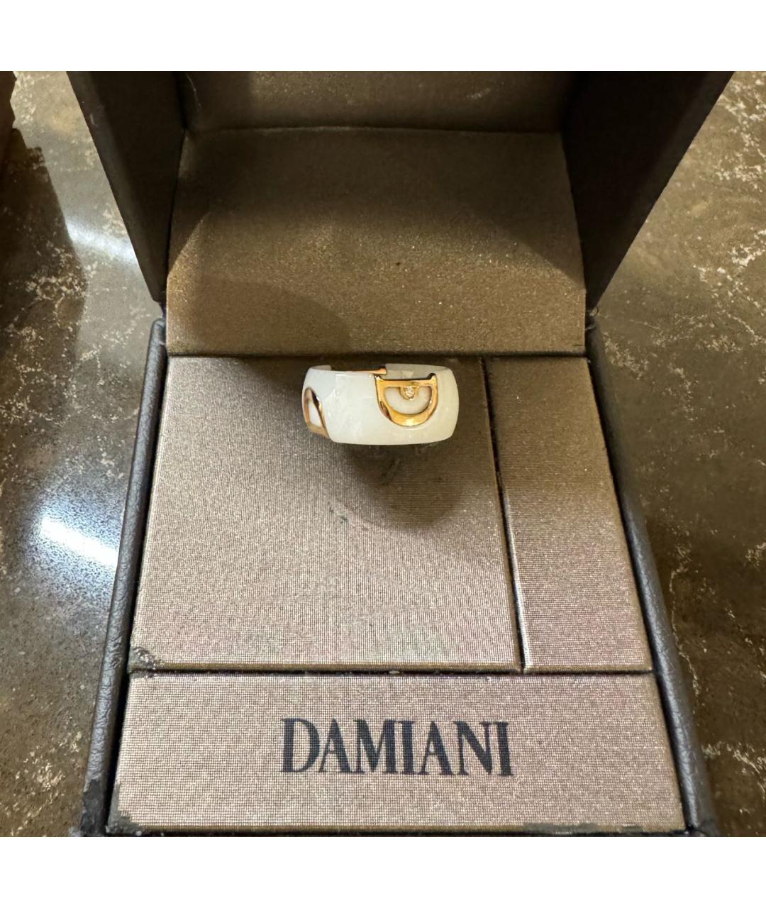 DAMIANI Белое керамическое кольцо, фото 8