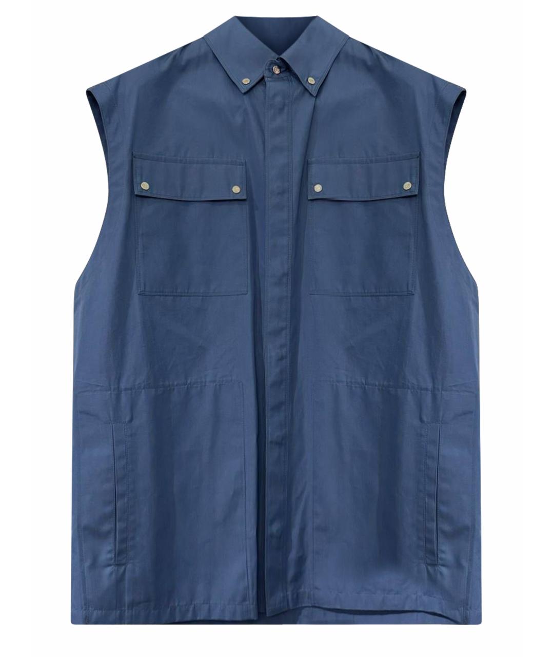 FENDI Синий хлопковый жилет, фото 1
