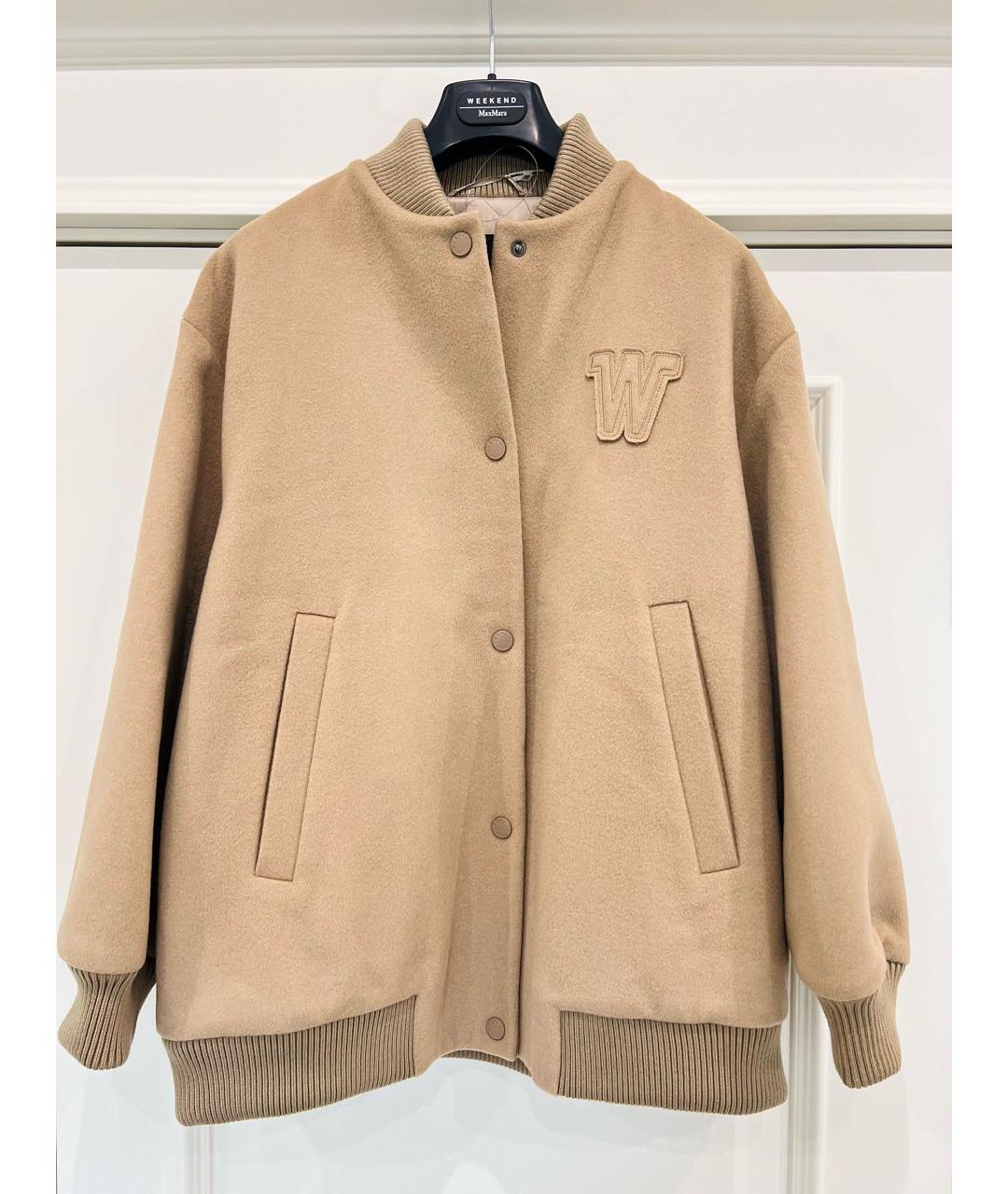 WEEKEND MAX MARA Бежевая шерстяная куртка, фото 2