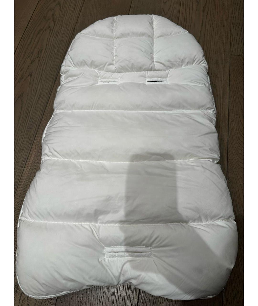 MONCLER Белый хлопковый комбинезон, фото 2