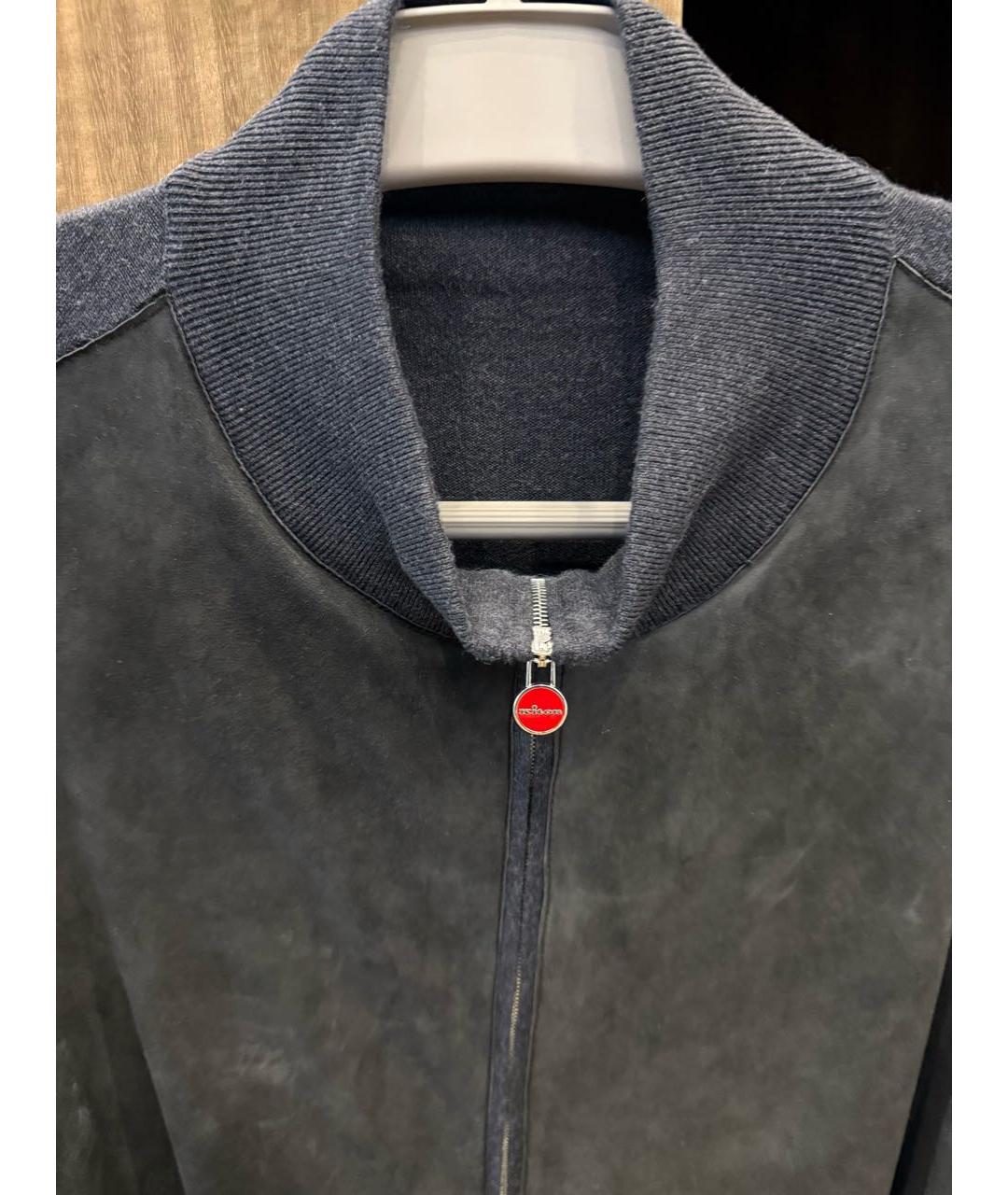 KITON Антрацитовый кашемировый джемпер / свитер, фото 3