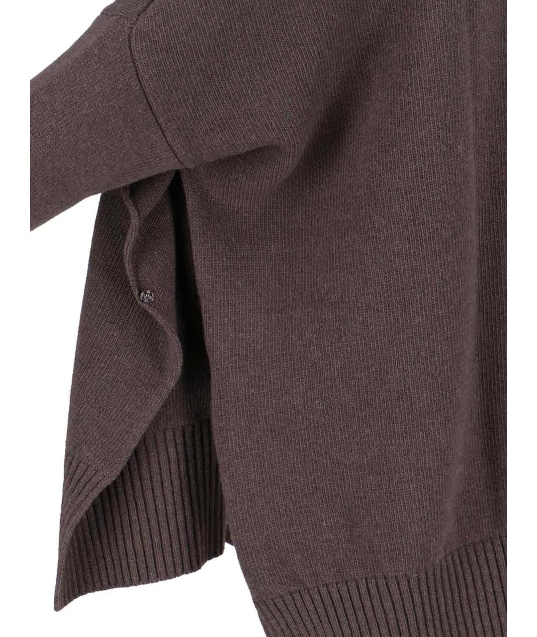 MA'RY'YA Коричневый шерстяной джемпер / свитер, фото 3