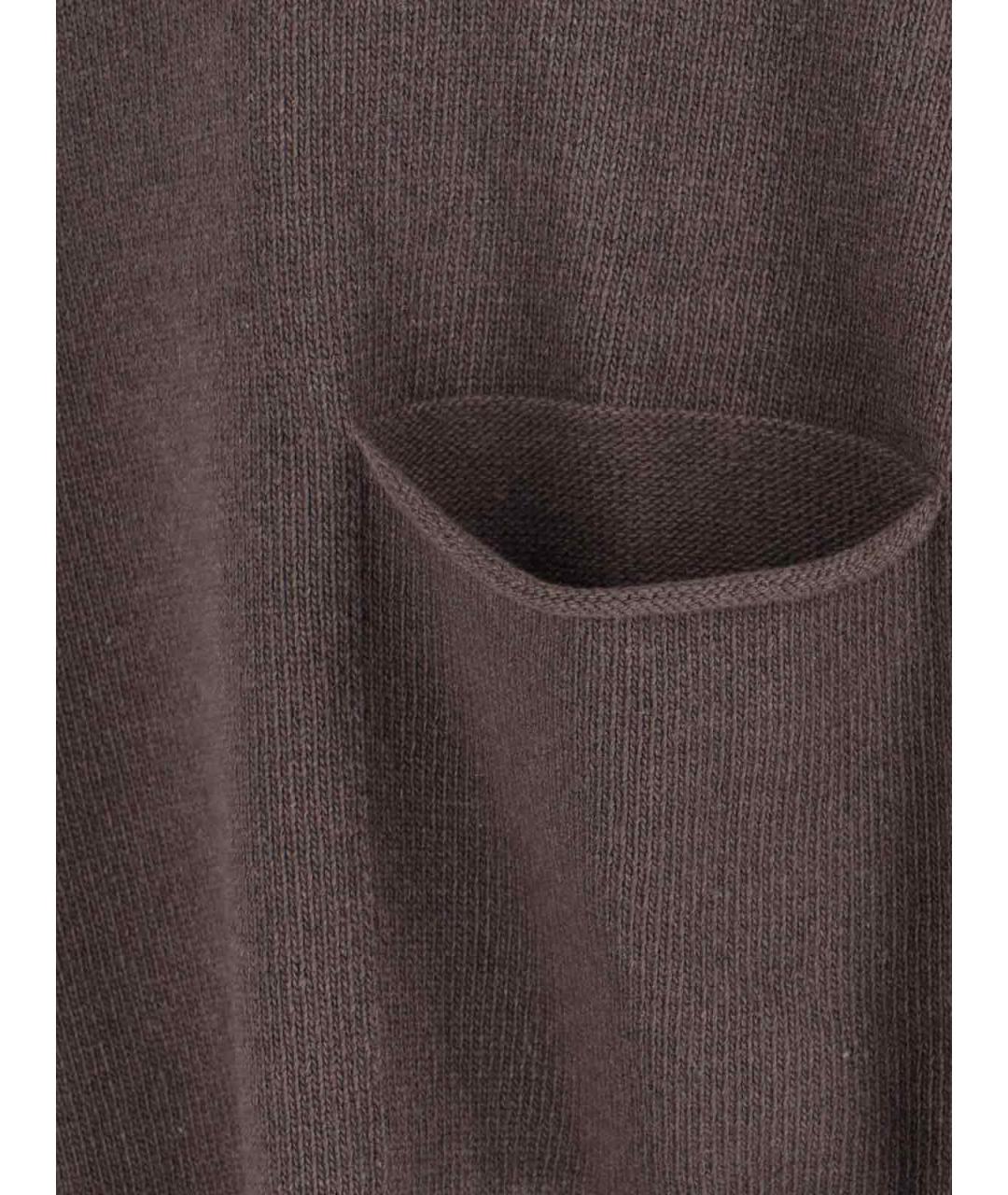 MA'RY'YA Коричневый шерстяной джемпер / свитер, фото 4