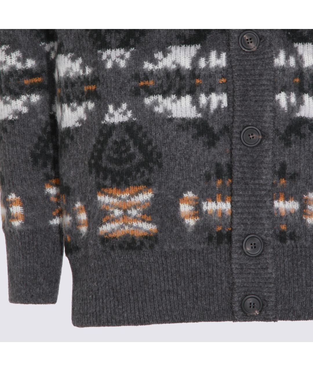 ALTEA Серый шерстяной кардиган, фото 3