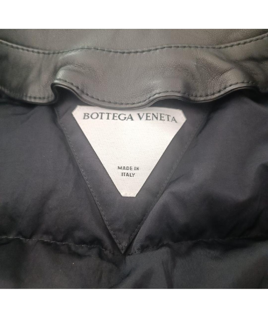 BOTTEGA VENETA Темно-синяя полиамидовая куртка, фото 3