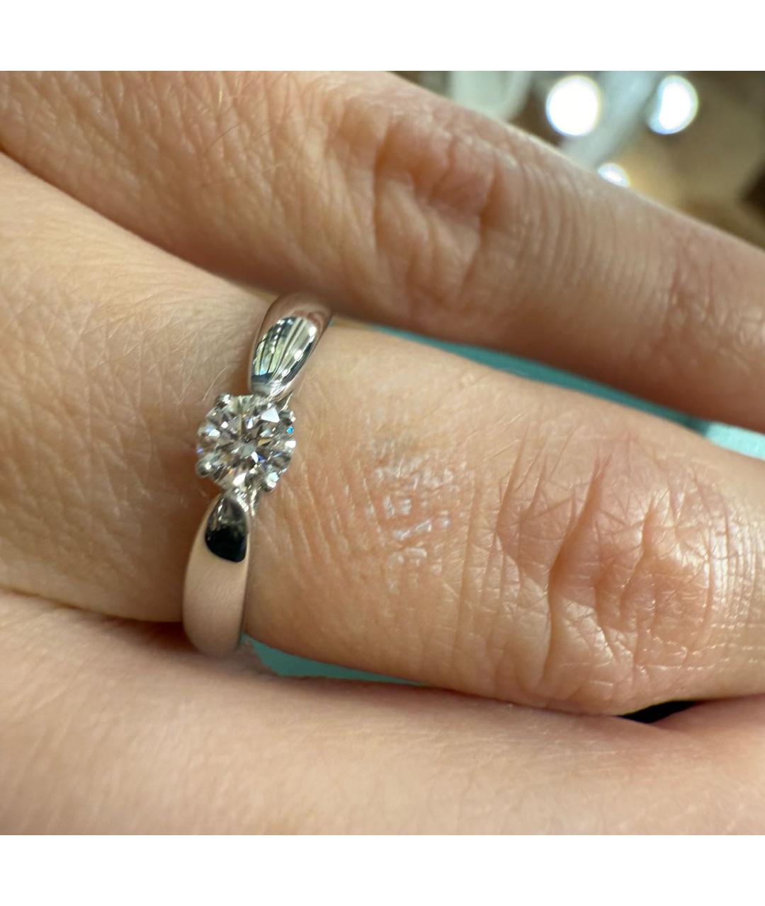 TIFFANY&CO Серебряное платиновое кольцо, фото 7
