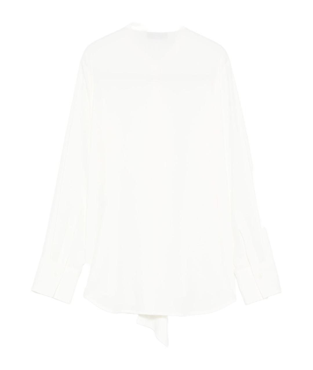 ALBERTO BIANI Белая шелковая рубашка, фото 2