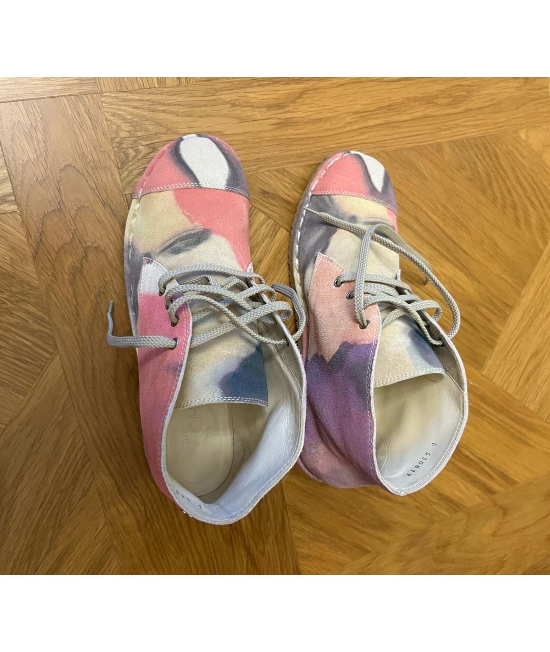 CHANEL Мульти замшевые ботинки, фото 3