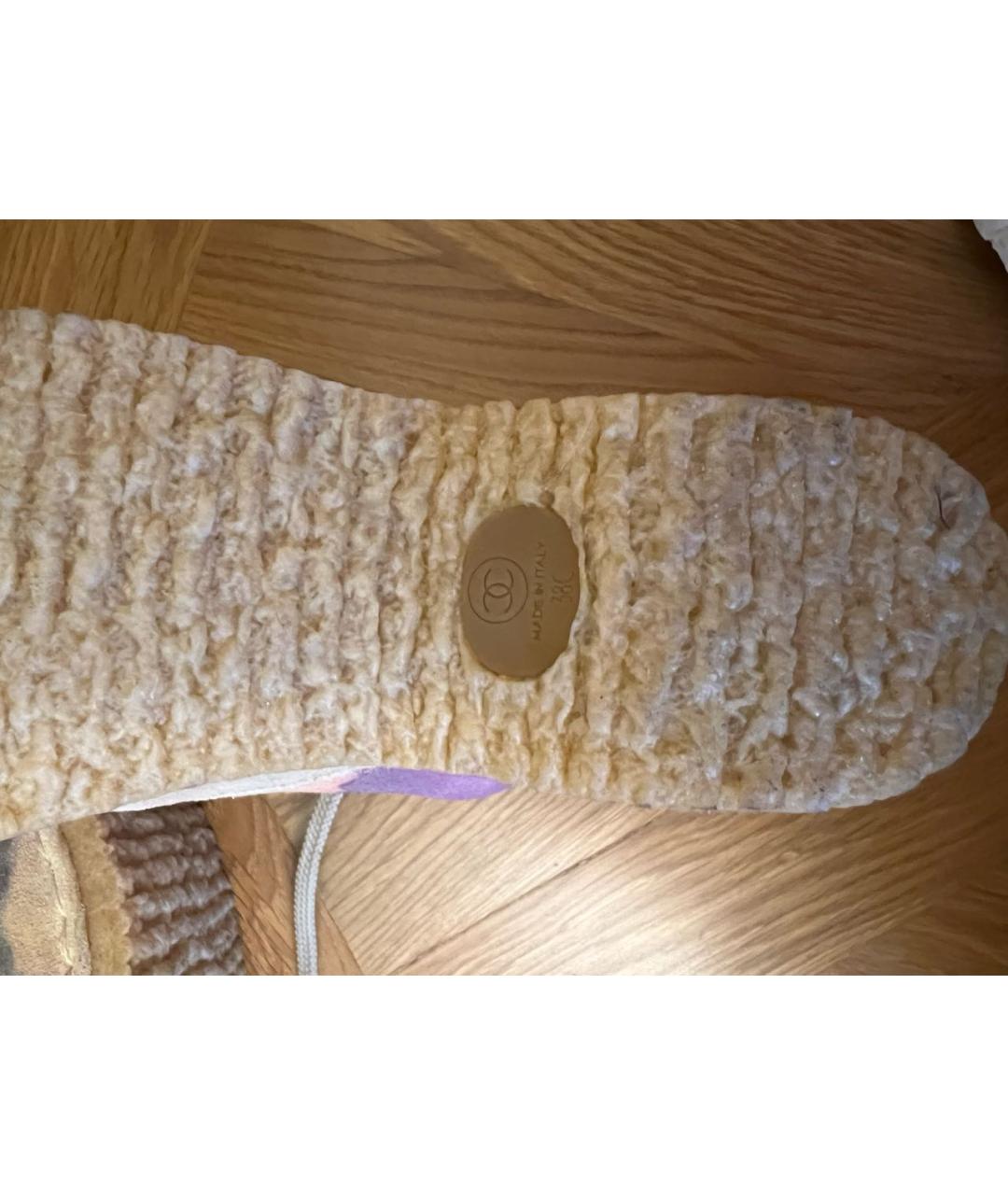 CHANEL Мульти замшевые ботинки, фото 2