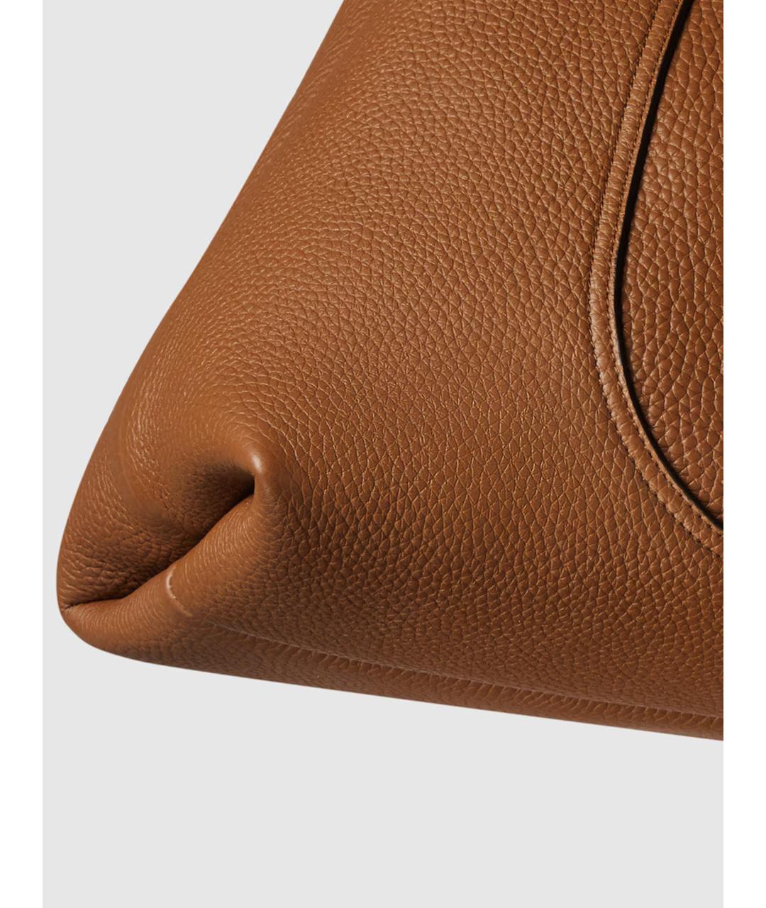 GUCCI Коричневая кожаная сумка тоут, фото 8