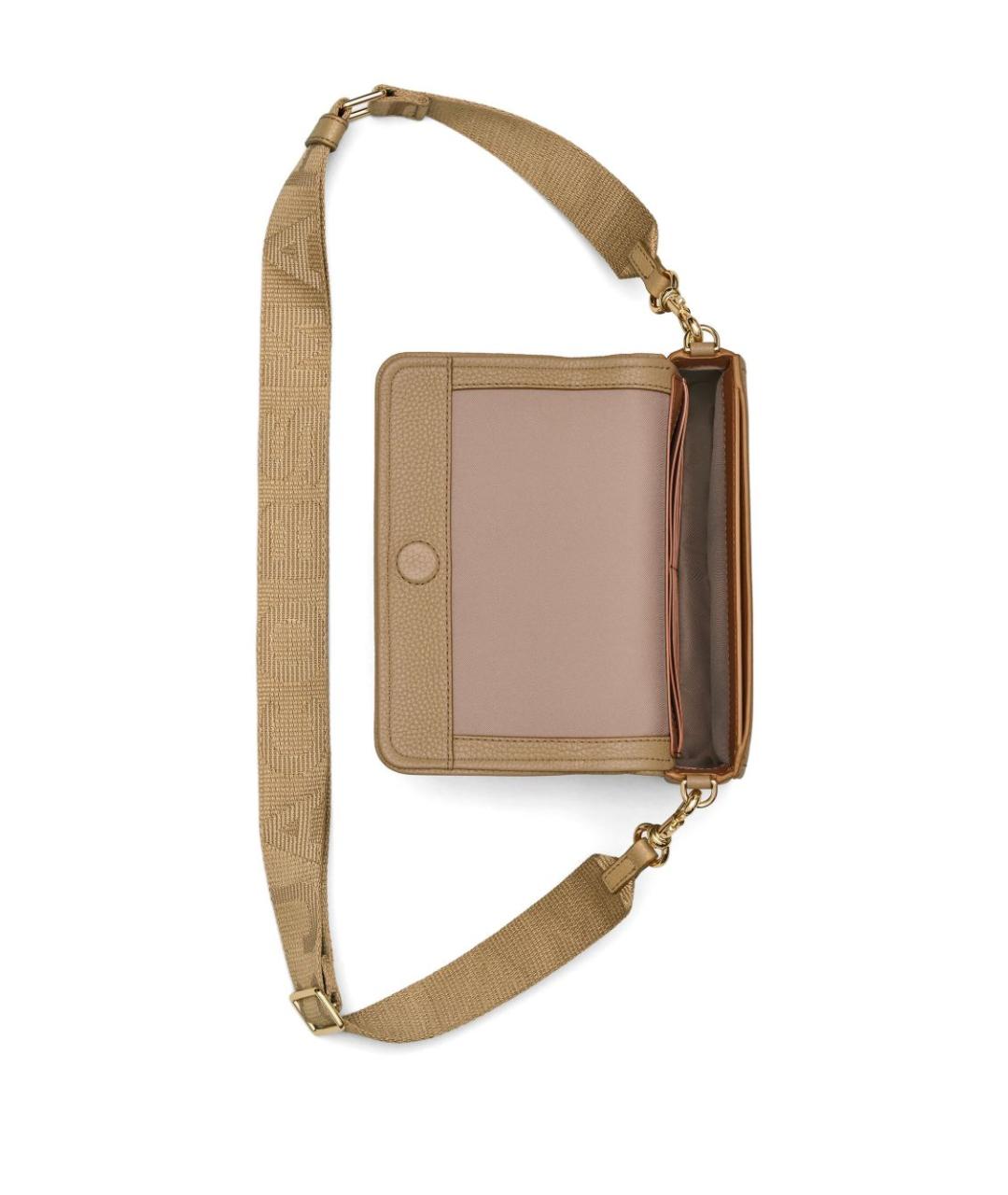 MARC JACOBS Бежевая кожаная сумка через плечо, фото 6