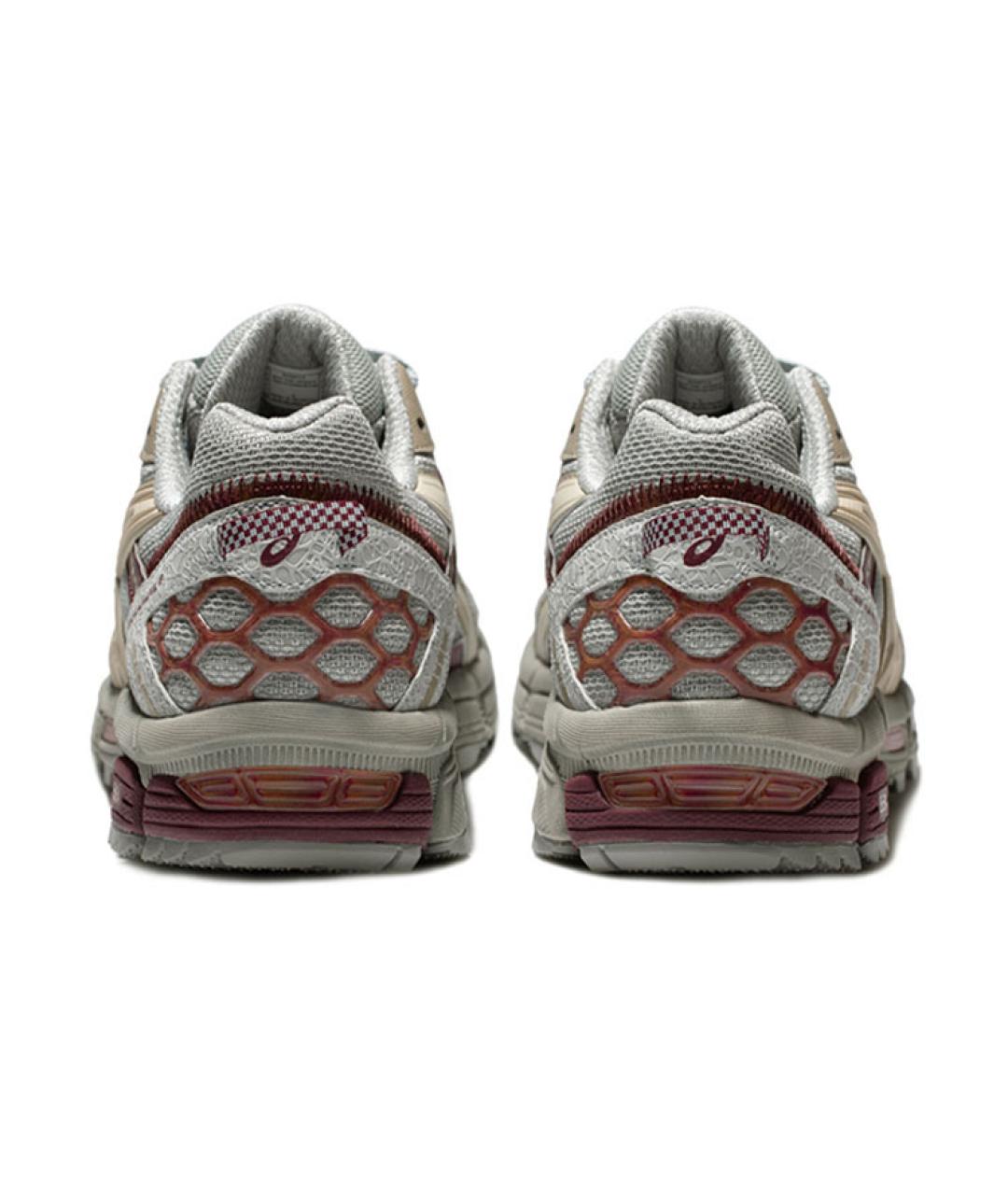 ASICS Серые текстильные низкие кроссовки / кеды, фото 4