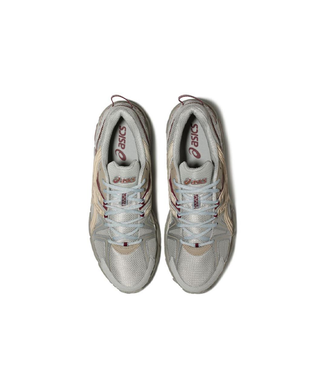 ASICS Серые текстильные низкие кроссовки / кеды, фото 3
