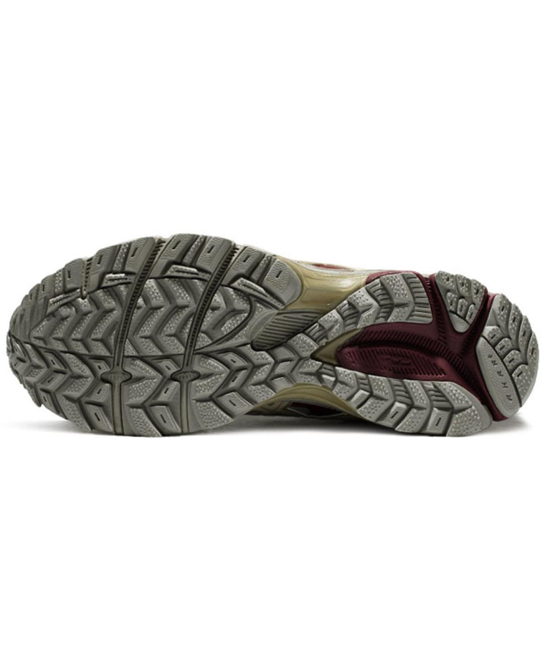 ASICS Серые текстильные низкие кроссовки / кеды, фото 5