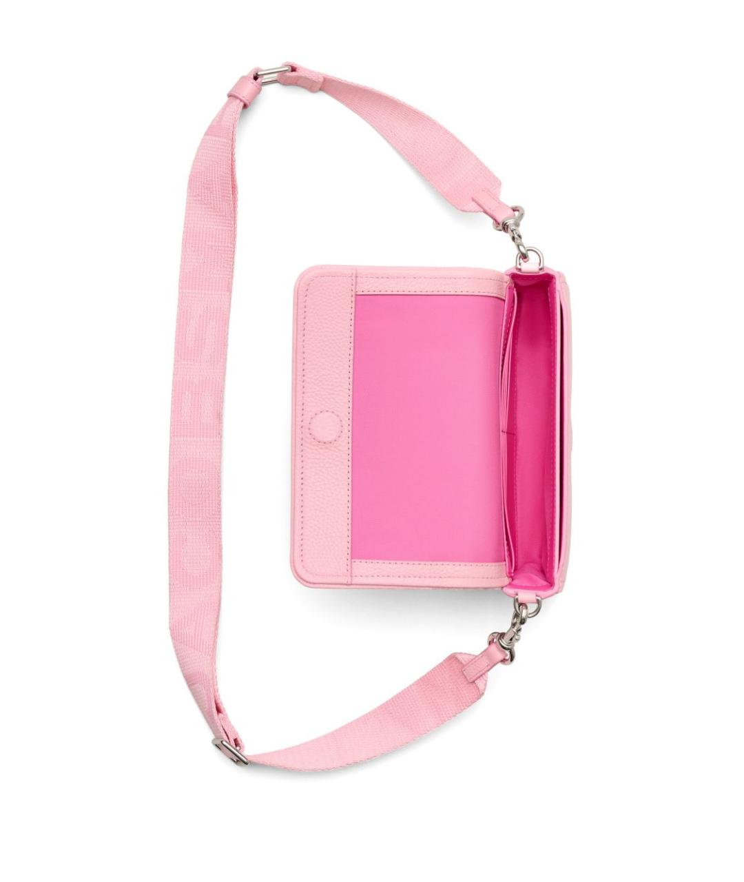 MARC JACOBS Розовая кожаная сумка через плечо, фото 6