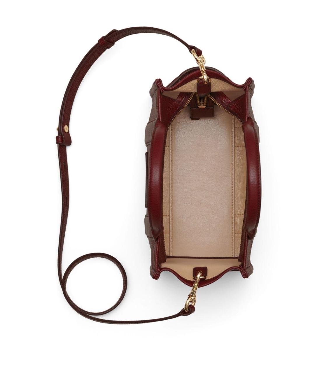 MARC JACOBS Красная кожаная сумка тоут, фото 7