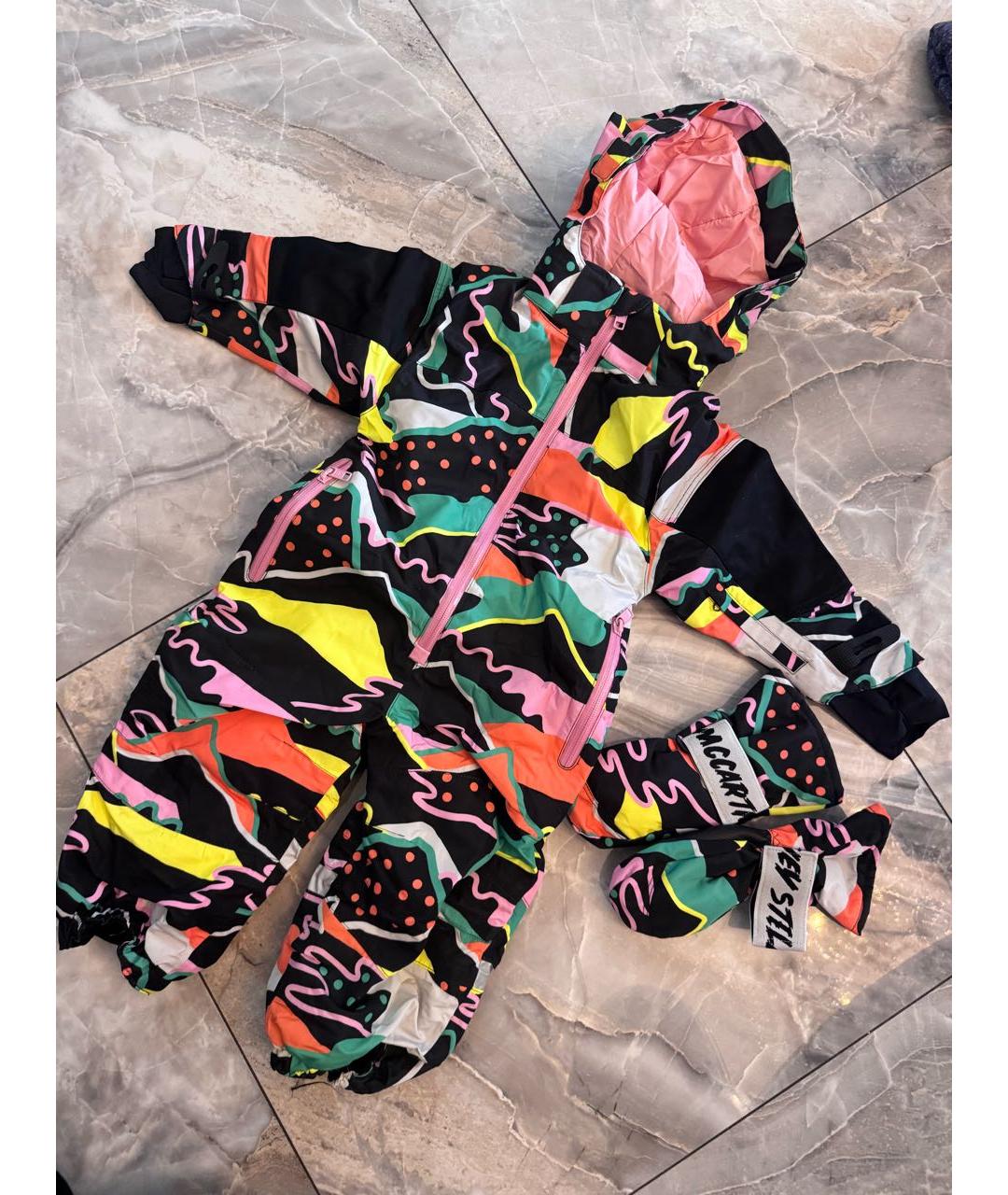 STELLA MCCARTNEY KIDS Мульти полиэстеровый комбинезон, фото 2