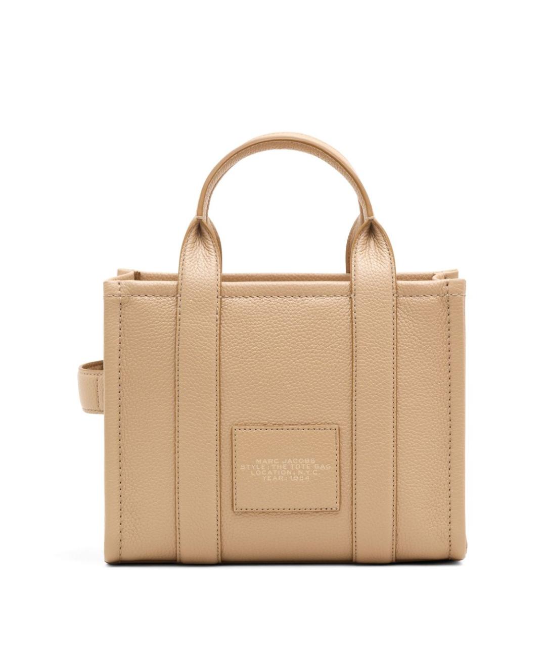MARC JACOBS Бежевая кожаная сумка тоут, фото 4