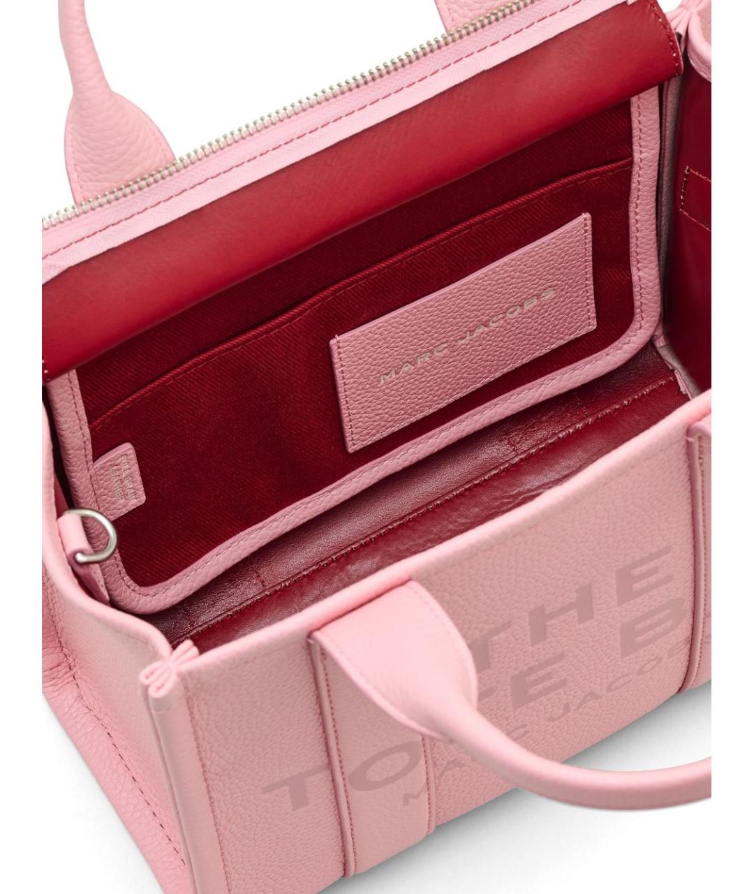 MARC JACOBS Розовая кожаная сумка тоут, фото 6