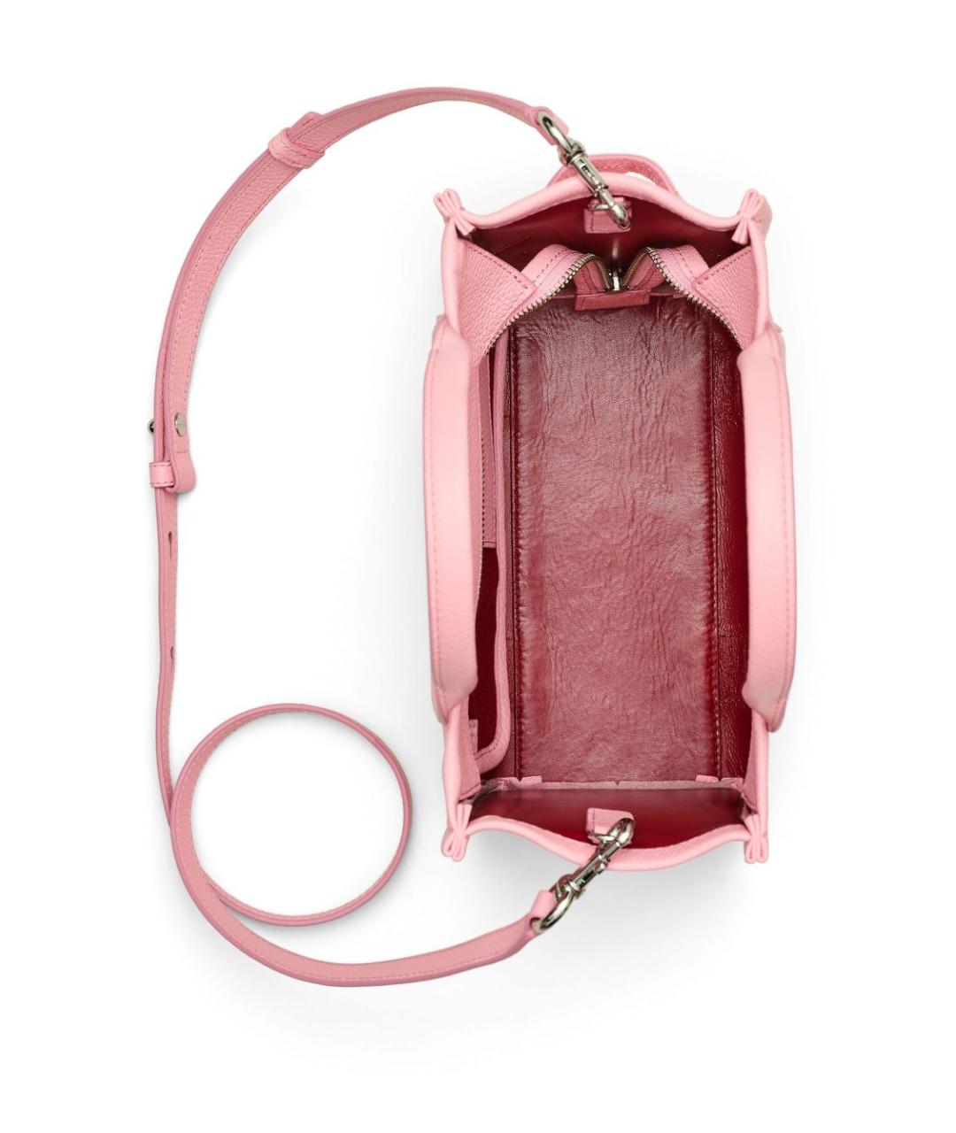 MARC JACOBS Розовая кожаная сумка тоут, фото 7