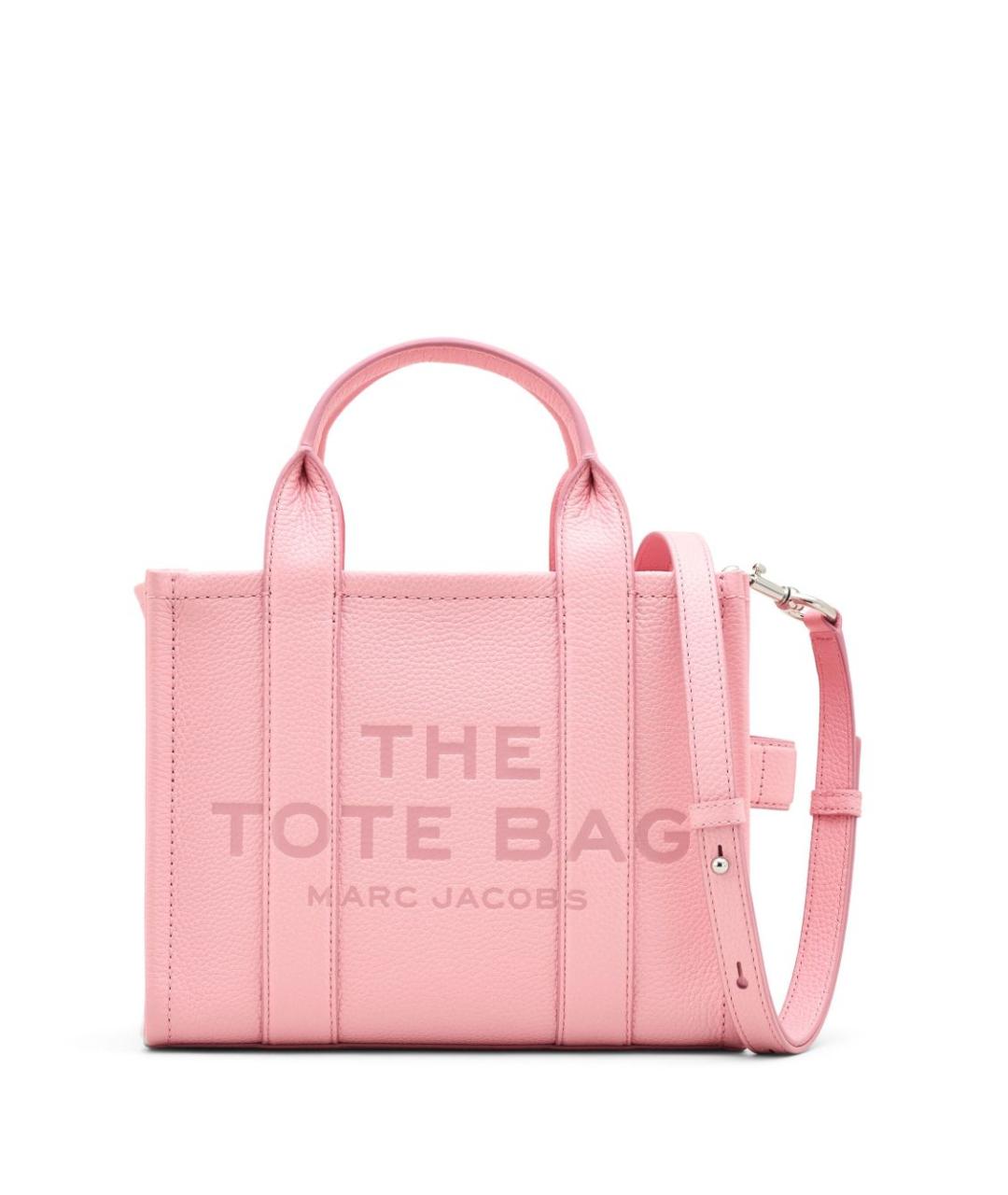 MARC JACOBS Розовая кожаная сумка тоут, фото 1