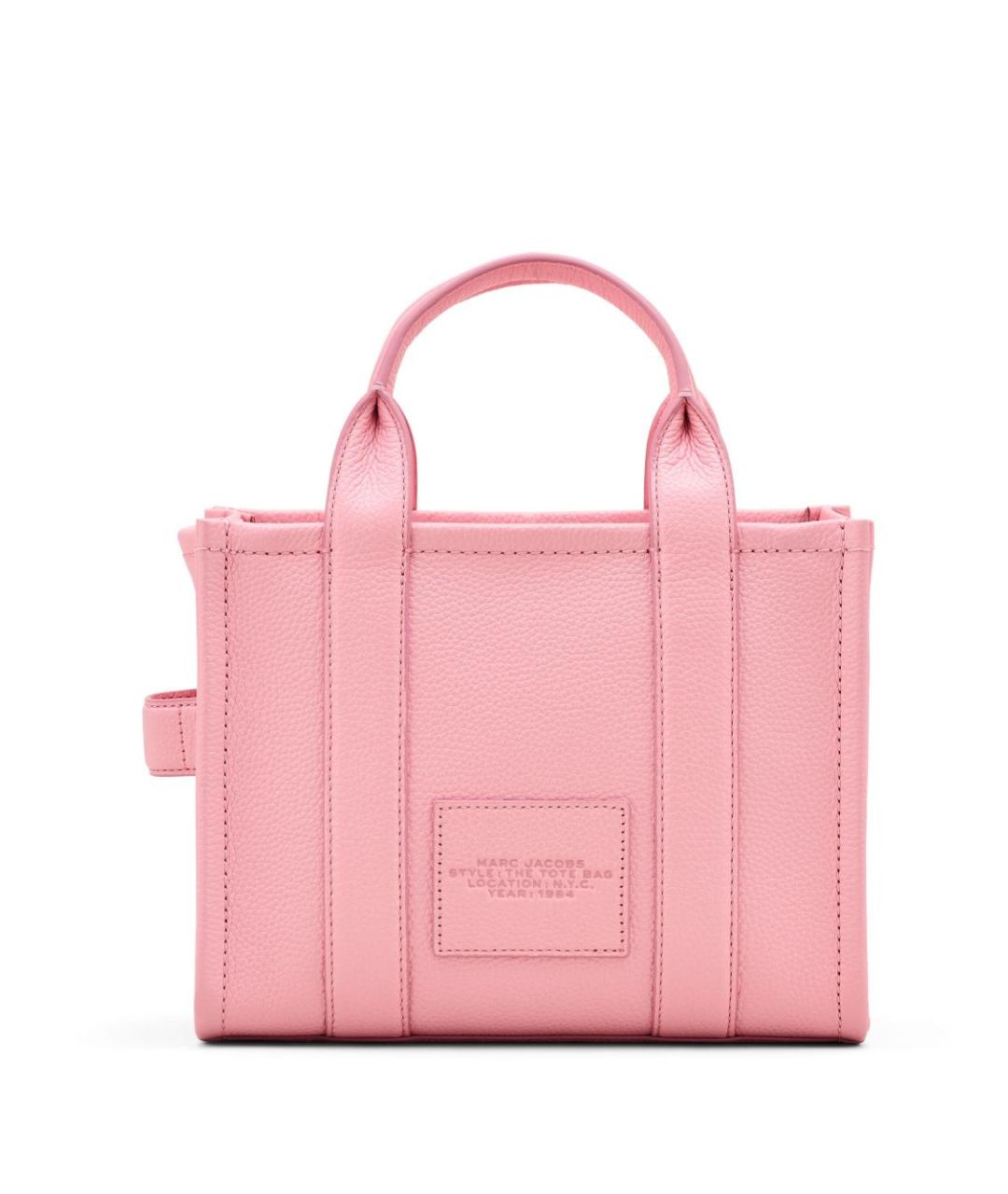 MARC JACOBS Розовая кожаная сумка тоут, фото 3