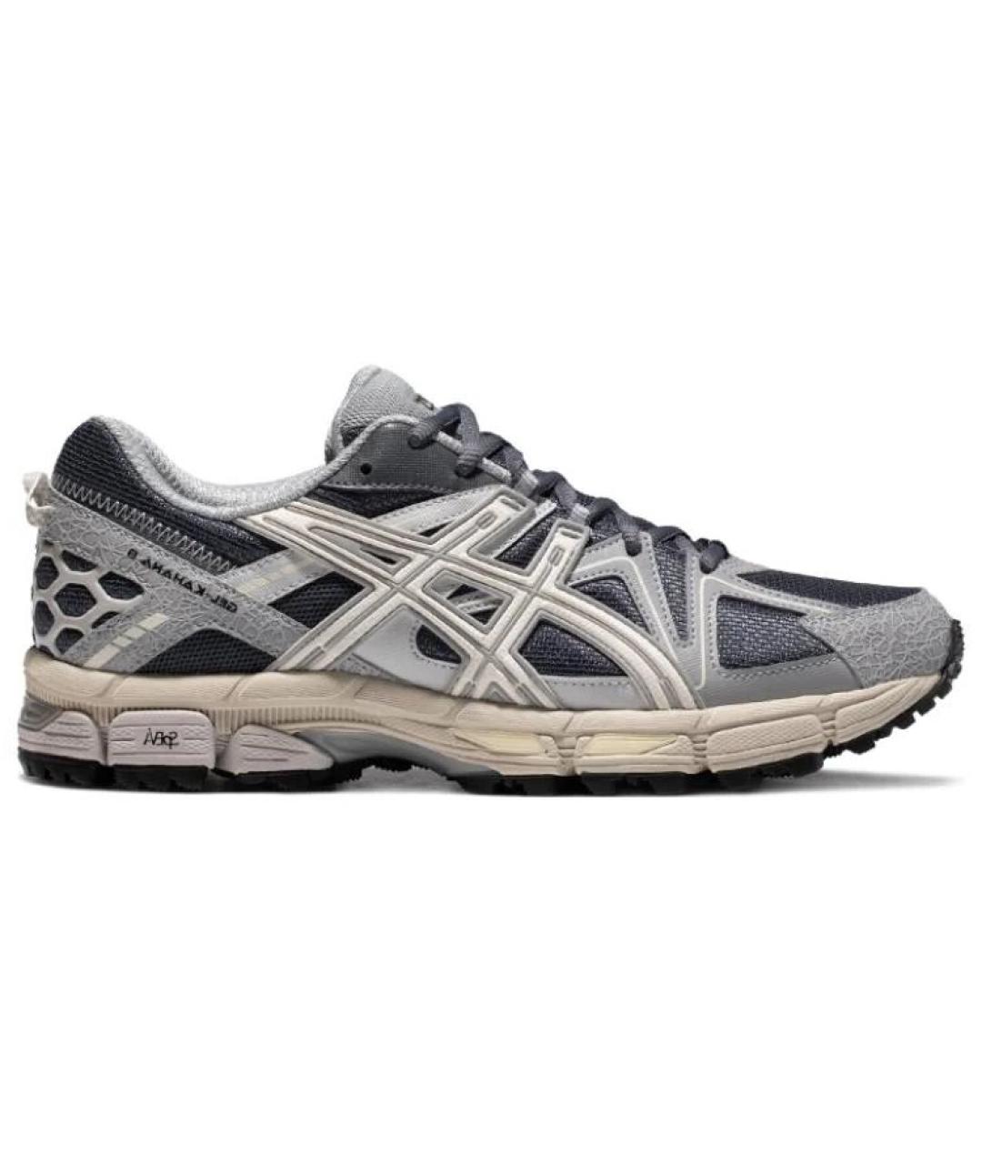 ASICS Серые текстильные низкие кроссовки / кеды, фото 6