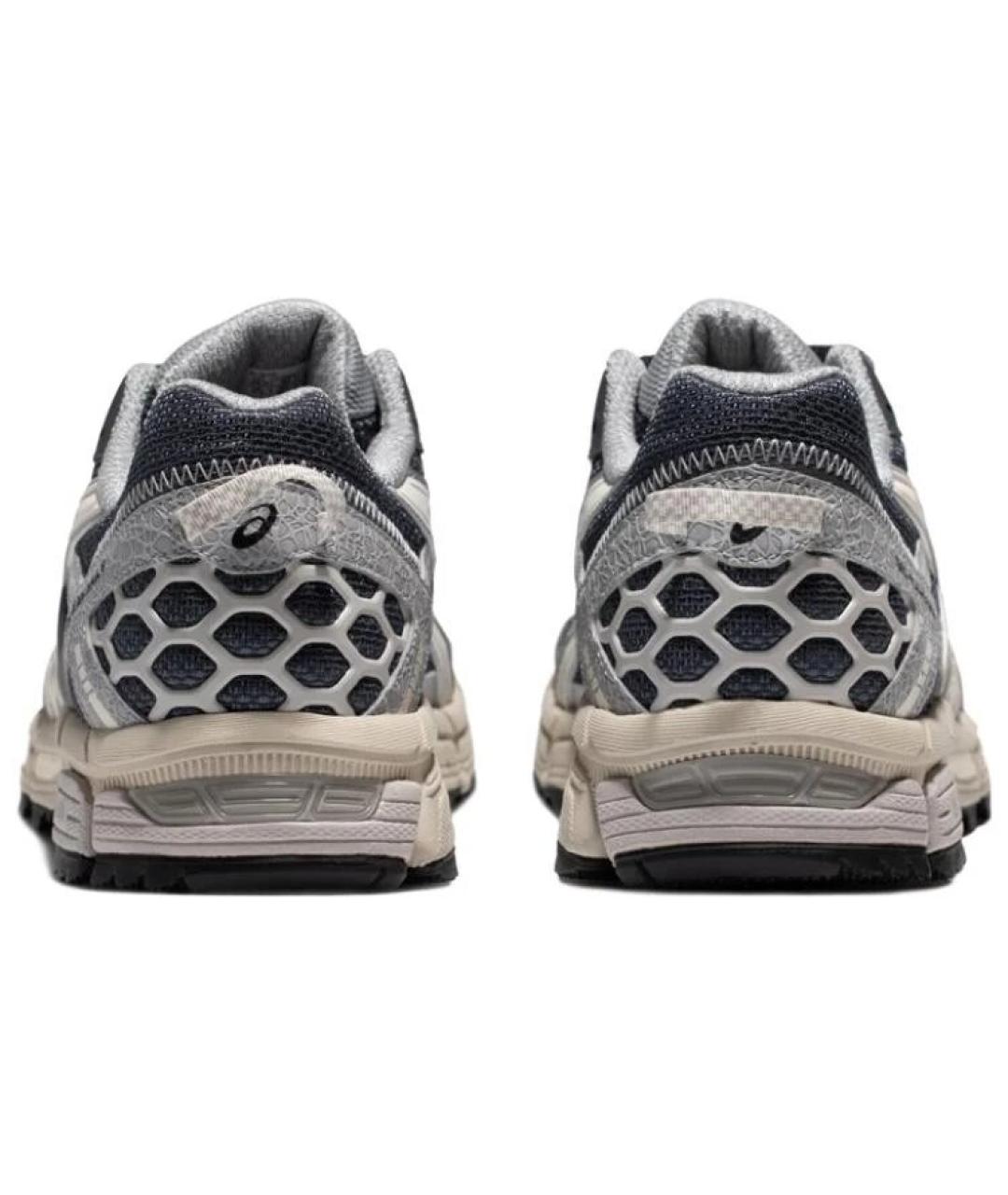ASICS Серые текстильные низкие кроссовки / кеды, фото 4