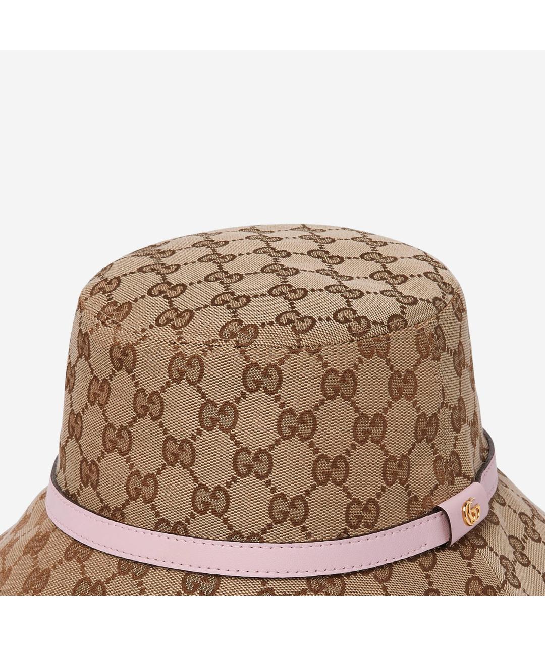 GUCCI Бежевая хлопковая панама, фото 3